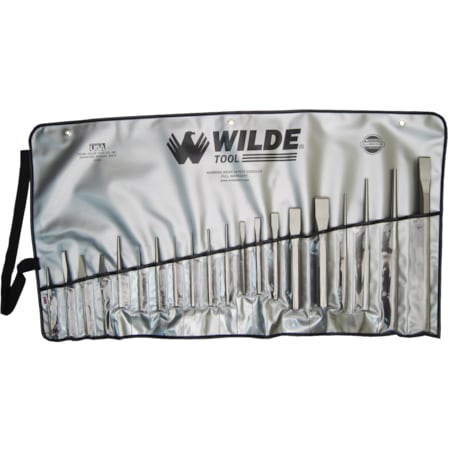 Wilde 20-PIECE PUNCH & CHISEL SET-VINYL ROLL K20.NP/VR